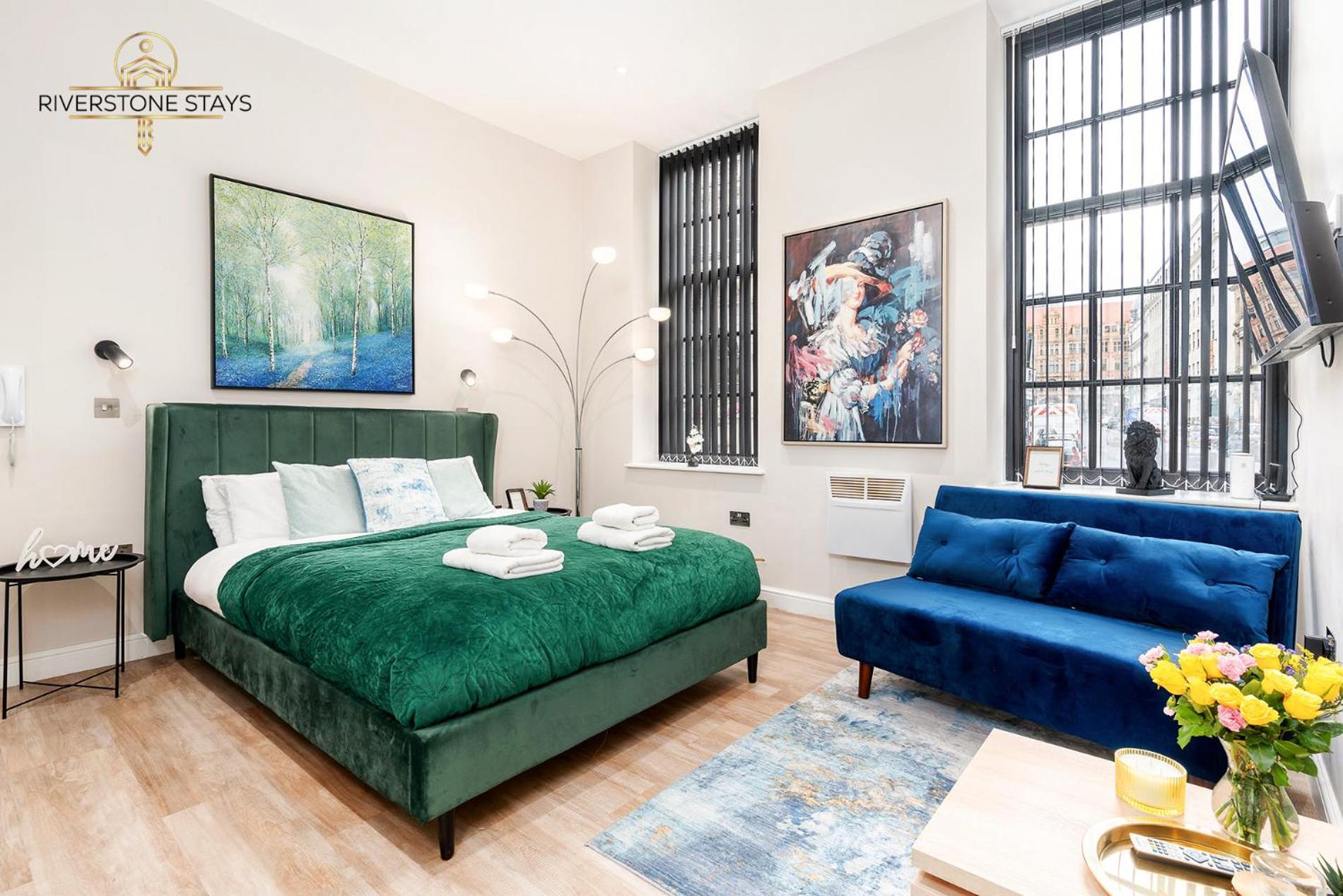 Beautiful Apartment & Central Location & King Size Bed Leeds  Luaran gambar