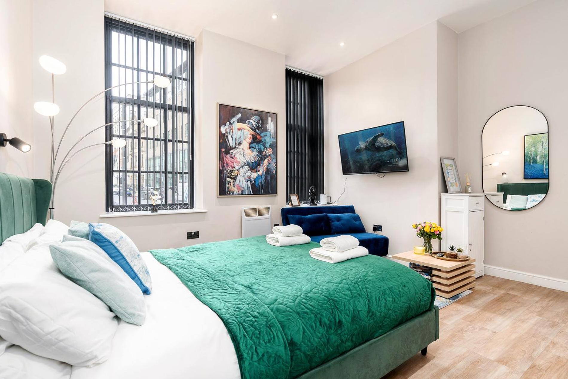 Beautiful Apartment & Central Location & King Size Bed Leeds  Luaran gambar